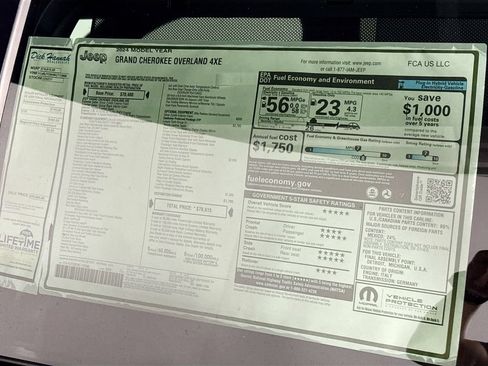 New 2024 Jeep Grand Cherokee Overland w/ Advanced Protech Group III AWD/4WD image 25