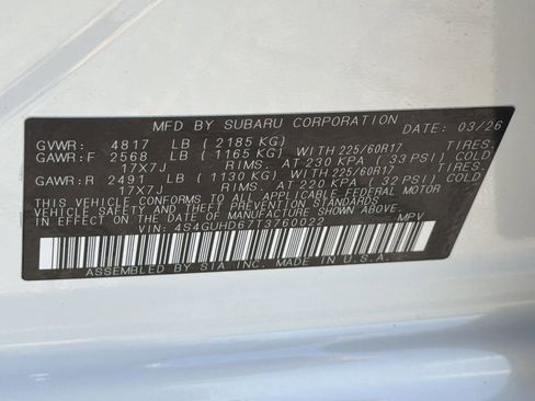New 2026 Subaru Crosstrek 2.0i Premium AWD/4WD image 31