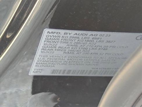 Used 2023 Audi SQ8 Prestige image 22