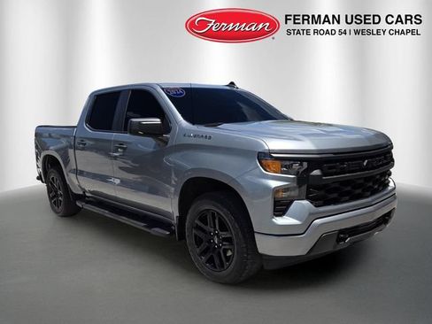 Used 2024 Chevrolet Silverado 1500 Custom w/ Turbomax Blackout Package RWD image 1