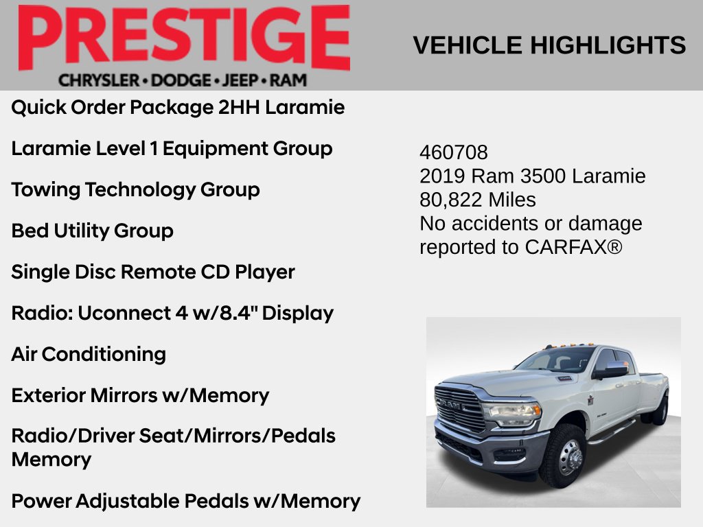 Used 2019 RAM 3500 Laramie AWD/4WD image 2