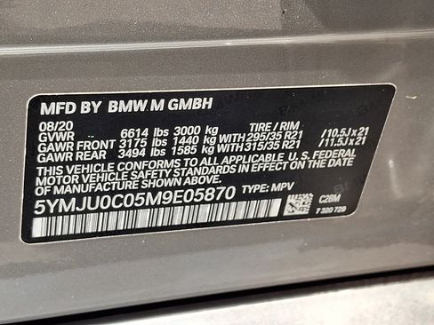 Used 2021 BMW X5 M w/ Executive Package AWD/4WD image 27