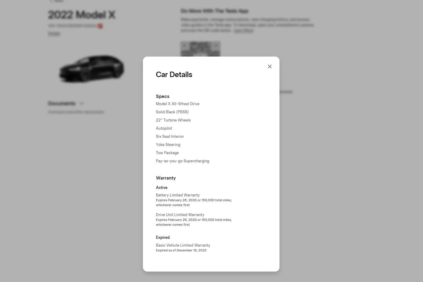 Used 2022 Tesla Model X AWD/4WD image 3