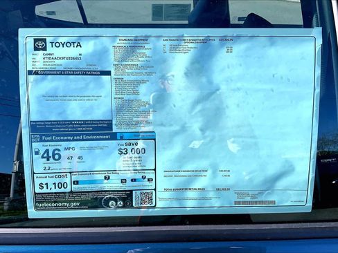 New 2026 Toyota Camry SE image 20