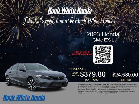 Used 2023 Honda Civic EX-L image 3