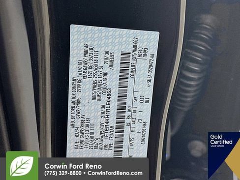 Certified 2024 Ford Ranger Lariat w/ FX4 Off-Road Package AWD/4WD image 34