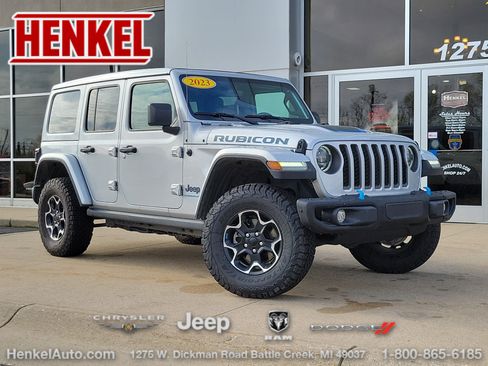 Used 2023 Jeep Wrangler Unlimited Rubicon 4xe w/ Steel Bumper Group AWD/4WD image 1
