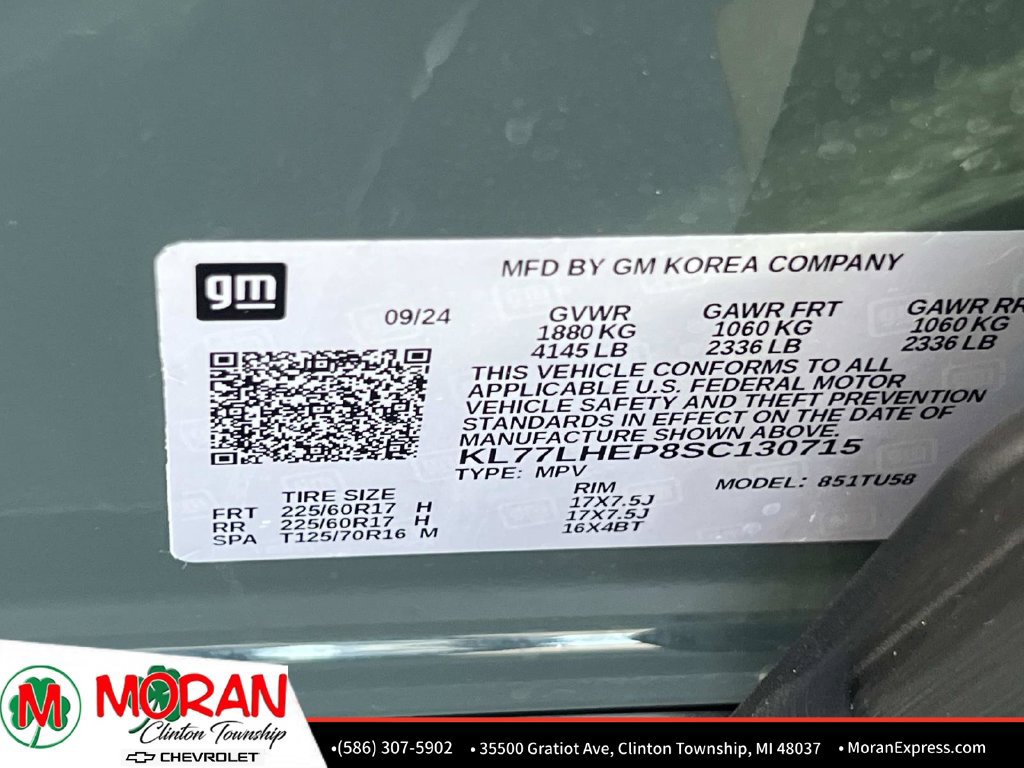 Certified 2025 Chevrolet Trax LT w/ Sunroof Package FWD image 19