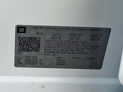 Used 2020 Chevrolet Equinox LT FWD image 25