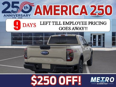 New 2026 Ford Ranger Lariat w/ FX4 Off-Road Package AWD/4WD image 8