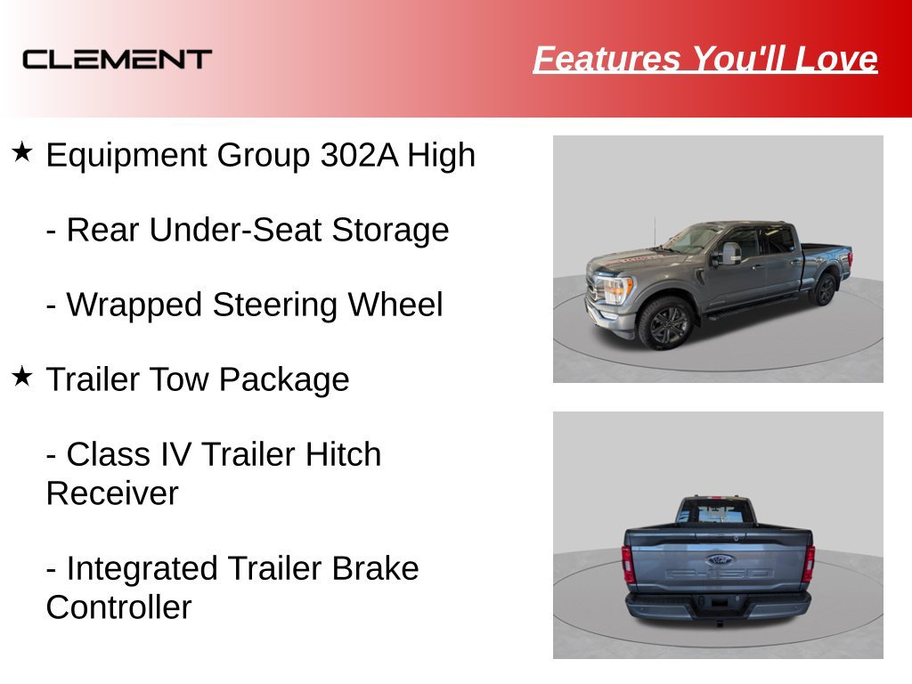 Used 2023 Ford F150 XLT w/ Equipment Group 302A High AWD/4WD image 37