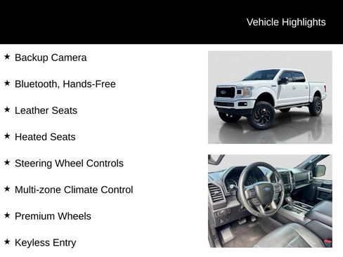 Used 2018 Ford F150 XLT w/ Equipment Group 302A Luxury AWD/4WD image 31