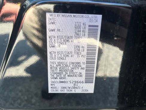 Used 2014 INFINITI QX60 AWD Hybrid w/ HEV Deluxe Touring Package image 46