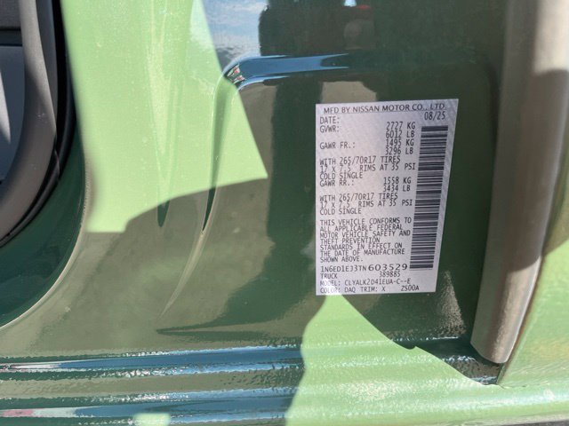 Certified 2026 Nissan Frontier Pro-X w/ Pro-X Convenience Package RWD image 25