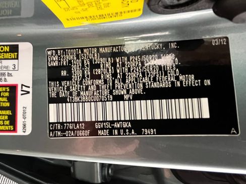 Used 2012 Toyota Venza Limited w/ Tow Pkg AWD/4WD image 29