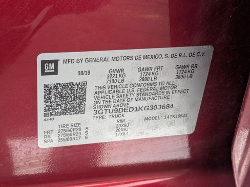 Used 2019 GMC Sierra 1500 SLT w/ SLT Premium Plus Package AWD/4WD image 40