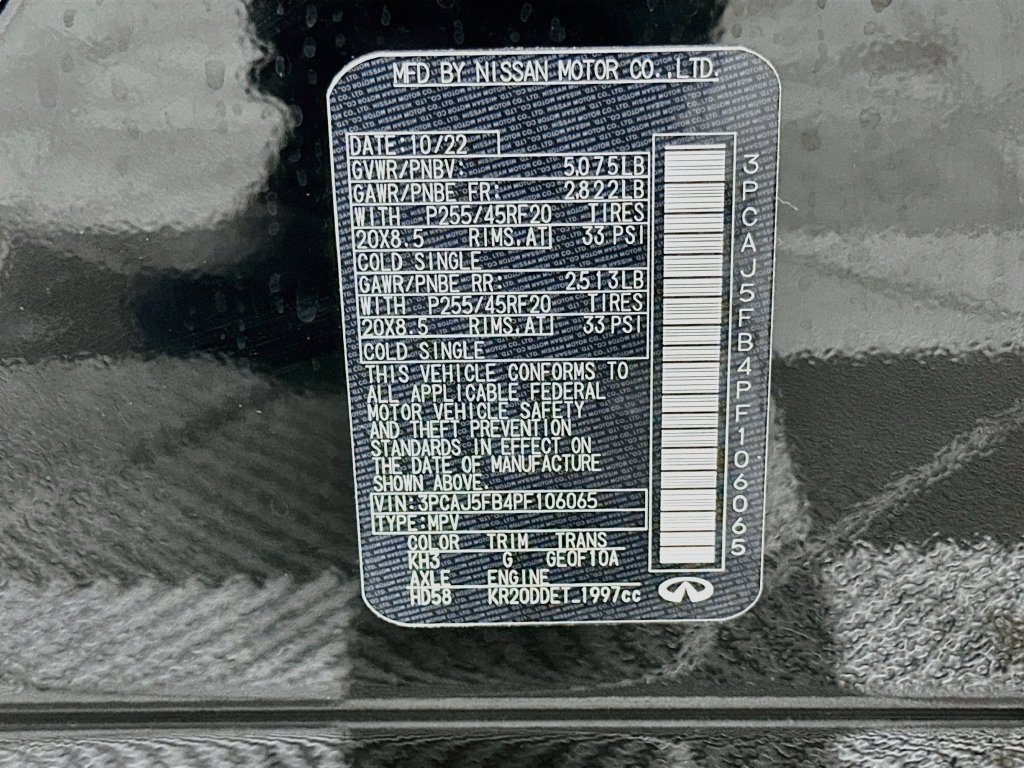Used 2023 INFINITI QX50 Sport AWD/4WD image 33