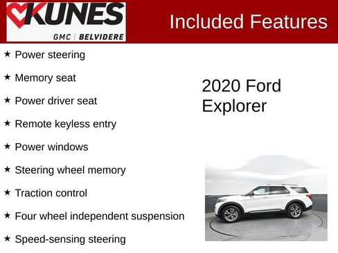 Used 2020 Ford Explorer Platinum w/ Premium Technology Package AWD/4WD image 3