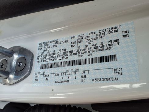 Certified 2022 Lincoln Corsair AWD w/ Equipment Group 101A image 26