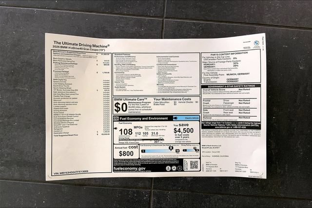 New 2026 BMW i4 eDrive40 w/ Premium Package RWD image 14