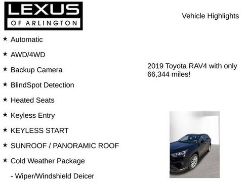 Used 2019 Toyota RAV4 XLE Premium w/ Cold Weather Package AWD/4WD image 7