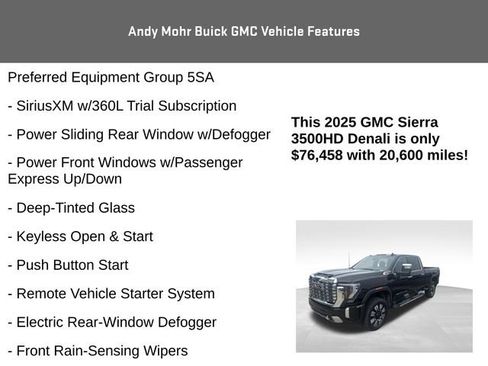Used 2025 GMC Sierra 3500 Denali w/ Denali Reserve Package AWD/4WD image 11