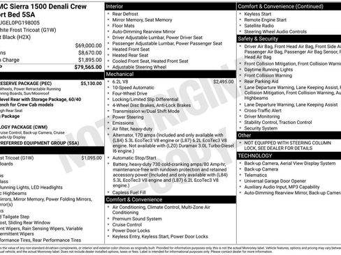 Used 2023 GMC Sierra 1500 Denali w/ Denali Reserve Package AWD/4WD image 5