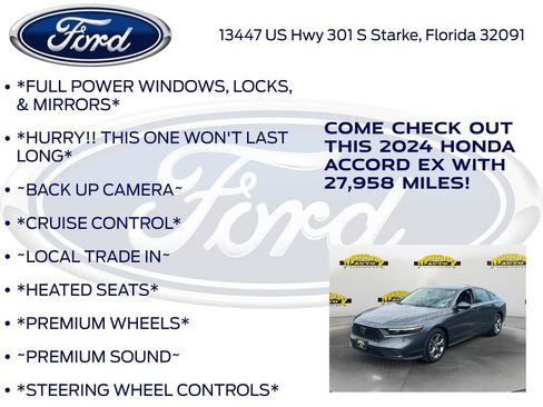Used 2024 Honda Accord EX image 10