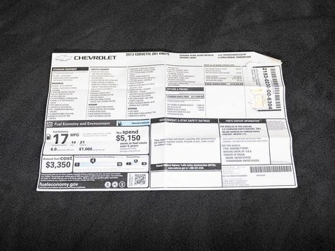 Used 2013 Chevrolet Corvette ZR1 w/ Battery Protection Package RWD image 73