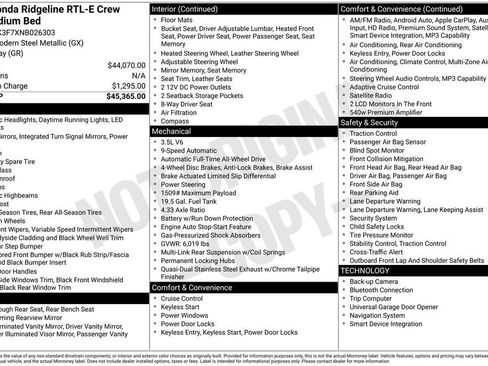 Used 2022 Honda Ridgeline RTL-E image 22