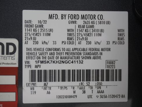 Used 2022 Ford Explorer ST-Line w/ Class IV Trailer Tow Package RWD image 35