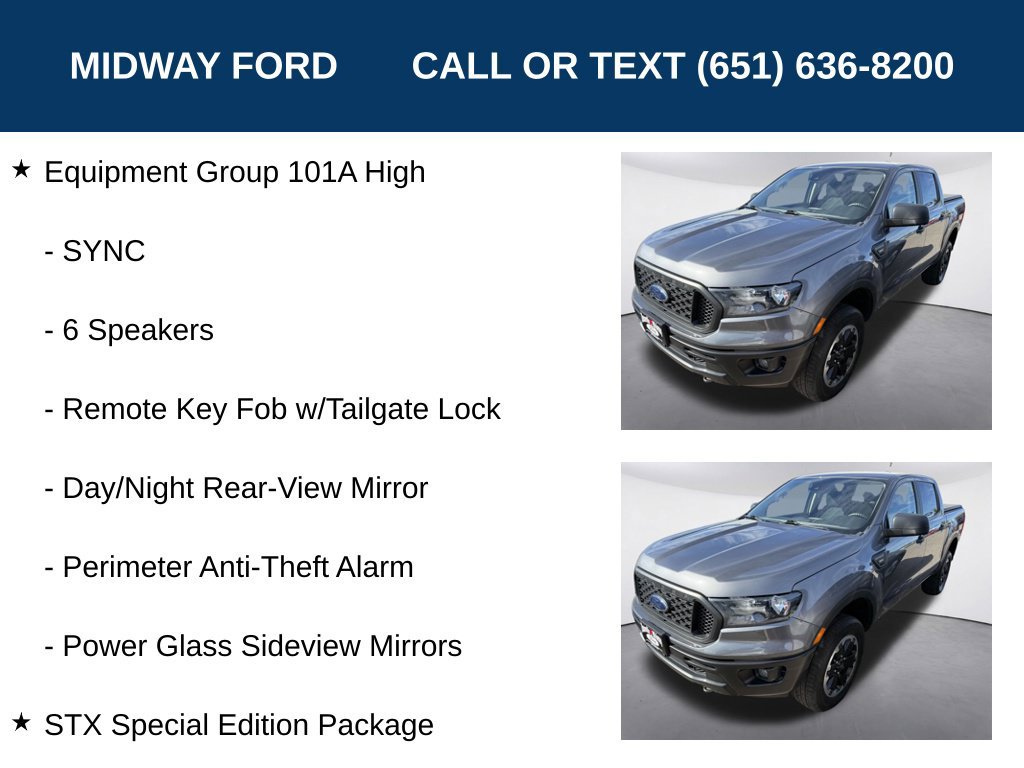 Used 2021 Ford Ranger XL w/ Equipment Group 101A High AWD/4WD image 11
