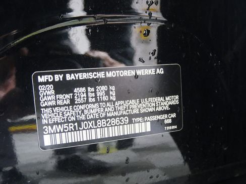 Used 2020 BMW 330i Sedan w/ Driving Assistance Package image 9