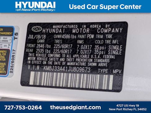 Used 2018 Hyundai Tucson SEL FWD image 32