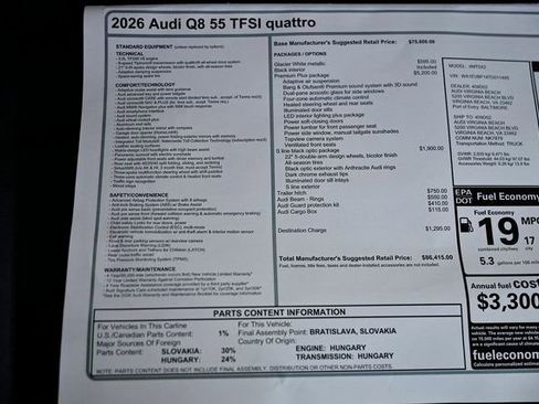 New 2026 Audi Q8 Premium Plus image 41