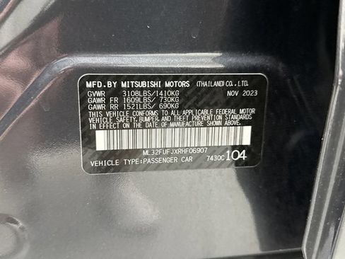 Used 2024 Mitsubishi Mirage G4 ES FWD image 20