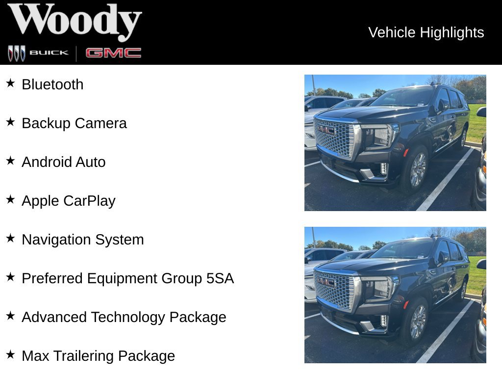 Used 2024 GMC Yukon Denali w/ Advanced Technology Package AWD/4WD image 3