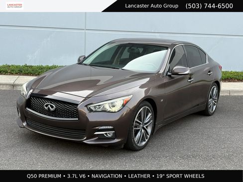 Used 2014 INFINITI Q50 Premium w/ Navigation Package RWD image 1