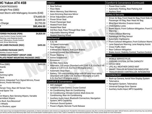 New 2026 GMC Yukon AT4 w/ AT4 Preferred Package AWD/4WD image 16