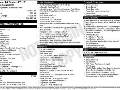Used 2022 Chevrolet Equinox LT FWD image 32