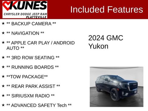 Used 2024 GMC Yukon SLE AWD/4WD image 2