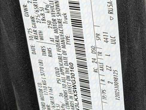 New 2025 Ford F150 Lightning XLT image 16