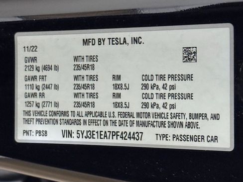Used 2023 Tesla Model 3 Standard Range RWD image 43