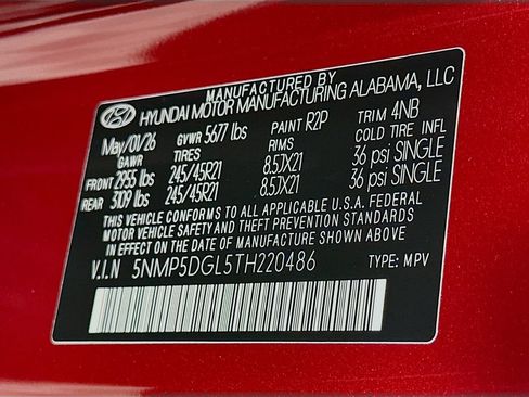 New 2026 Hyundai Santa Fe Calligraphy AWD/4WD image 23