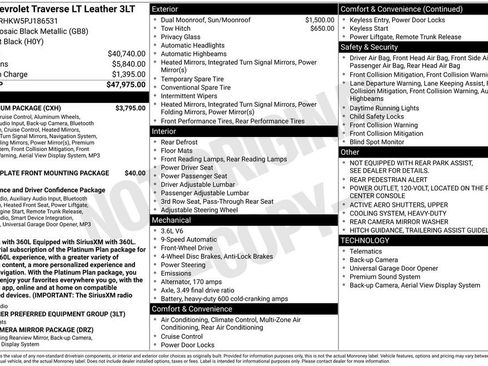 Used 2023 Chevrolet Traverse LT w/ LT Premium Package FWD image 10