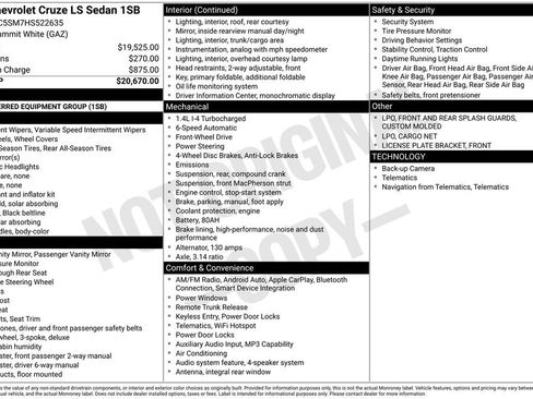 Used 2017 Chevrolet Cruze LS image 35
