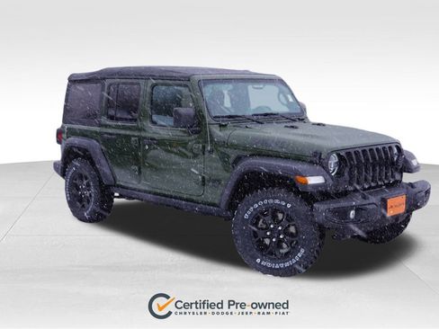 Certified 2021 Jeep Wrangler Unlimited Willys image 1