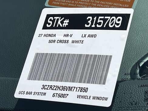 New 2027 Honda HR-V LX image 20