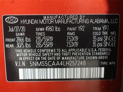 Used 2020 Hyundai Santa Fe Limited image 39