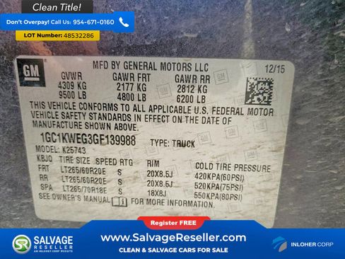 Used 2016 Chevrolet Silverado 2500 LTZ w/ LTZ Plus Package image 16